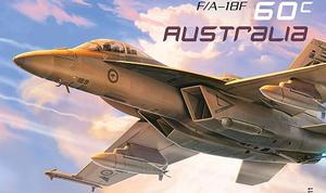 The F/A-18F commemorative stamp celebrating the RAAF's 90th anniversary.